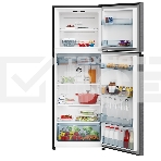 Холодильник Hitachi HRTN6443SXCS серебристый двухкамерный 315/94л морозилка сверху, фото3