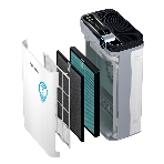 Очиститель воздуха Thermex Griffon 500 Wi-Fi белый, 58 м², HEPA-фильтр, угольный фильтр, УФ-лампа, ионизация, управление со смартфона, фото6