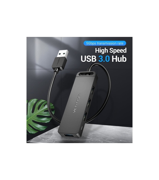 USB-концентратор Vention CHLBF, USB 3.0, USB 4 порта, USB