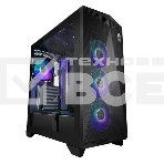 Компьютерный корпус MSI MPG GUNGNIR 300R AIRFLOW Midi Tower, EATX, 2xUSB 3.2 Gen 1, 1xUSB 3.2 Gen2 Type-C,4x120mm PWM ARGB Fan, ARGB+PWM Control Board, Tempered Glass Window, фото 1