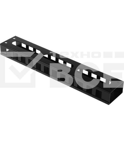 Кабельный органайзер Hyperline CM-2U-MLF-COV 2U шир.:19