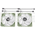 Комплект вентиляторов для корпуса Thermaltake CT140 ARGb (2 шт.) зеленый, 140 мм, 1500 об/мин, 30.5 дБ, 4 pin, фото5