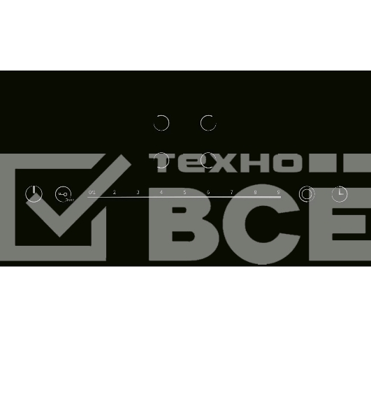 Варочная поверхность LEX EVH 642D BL черный