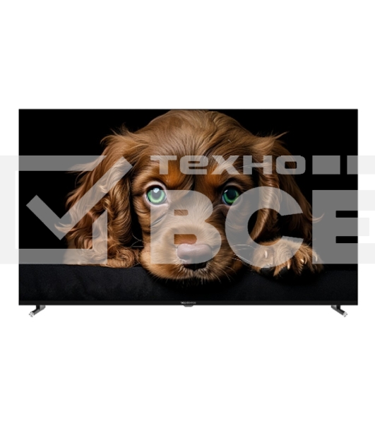 Телевизор Topdevice 50'' TDTV50CQ09U черный QLED UHD 60Hz Google TV 2/16Гб
