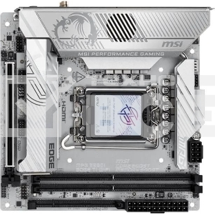 Материнская плата MSI MPG Z890I EDGE TI WIFI, LGA 1851, Intel Z890, 2xDDR5, 2xSATA, 4xM.2, 1xPCIe 5.0 x16, 1xHDMI, 2xThunderbolt 4, 1xUSB-C, 1x 5Gb LAN, 7xUSB-A 10Gbps, 2xUSB-A 5Gbps, 1xUSB-C 20Gbps, 7.1, 2x3.5 мм, TOSLINK, Mini-ITX