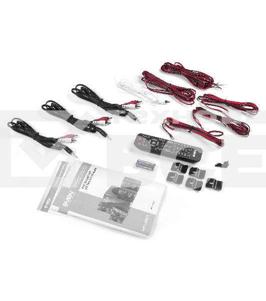 Компьютерная акустика SVEN АС HT-201, черный (80 Вт, Bluetooth, пульт, дисплей, FM, USB, SD)