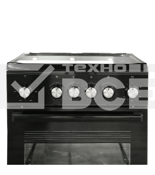 Плита электрическая De Luxe 506004.13ЭС-001 черный, конфорок 4 шт, духовка 60 л, 50 см x 87 см x 60 см