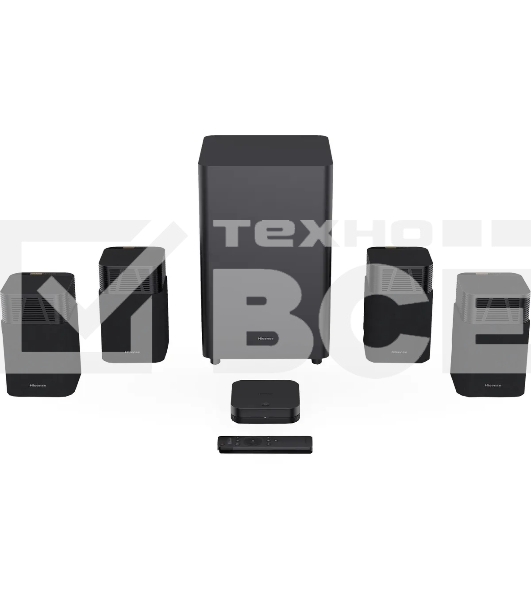 Саундбар Hisense HT SATURN 4.1.2 720Вт+240Вт черный