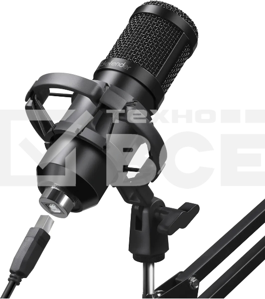 Микрофон Defender Space GMC 450 USB, стойка, провод 1.5 м