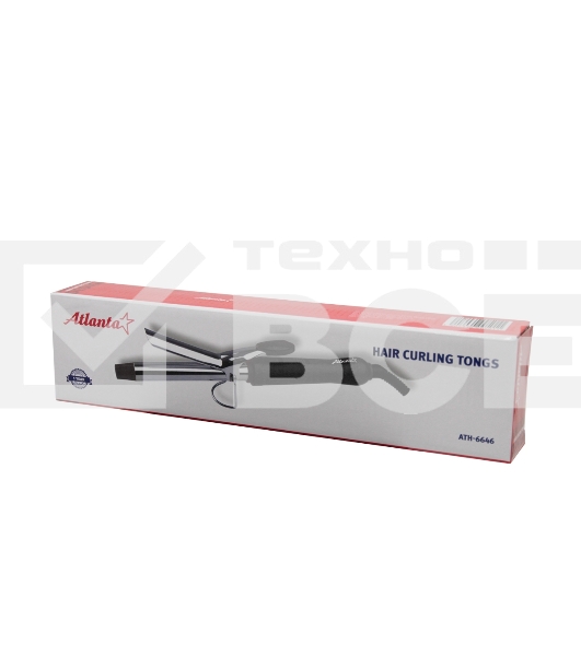 Щипцы для завивки волос Atlanta ATH-6646 чёрный, 16 мм, 180 °C, 1 режим