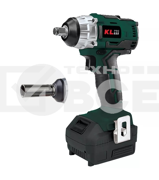 Профессиональный гайковерт ударный бесщеточный аккумуляторный KLPRO KLSS18B-50 (18 В/5 А·ч)