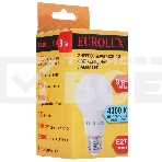 Лампа светодиодная EUROLUX LL-E-A60-9W-230-4K-E27 груша, фото2