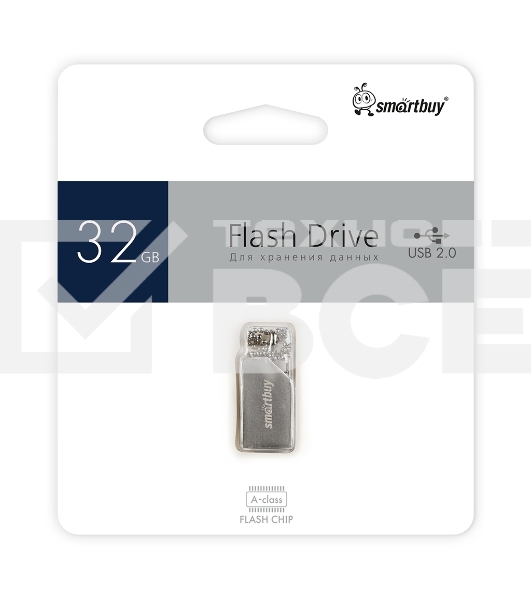 Флешка USB 2.0 32Gb SmartBuy MU30 Metal