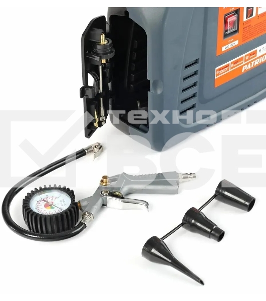 Компрессор поршневой Patriot WO 180K безмасляный 180л/мин 1100Вт синий/черный