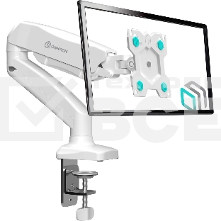 Кронштейн (держатель) ONKRON G80 для монитора 13'-32' дюймов настольный, белый