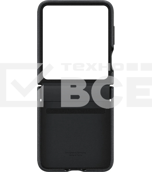 Чехол (клип-кейс) Samsung для Samsung Galaxy Z Flip5 Flap Eco-Leather Case B5 черный (EF-VF731PBEGRU)