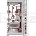 Компьютерный корпус Formula V Line Crystal Z7 PA White, ATX, TYPE-C*1, USB3.0*1, Front+Side Glass, SIDE 3x PERFORMANCE ARGB, REAR 2x PERFORMANCE ARGB, фото9