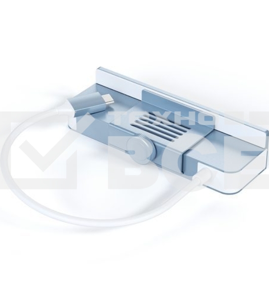 USB-концентратор Satechi USB-C Clamp Hub for 24-inch IMAC (3xUSB 3.0, USB Type-C, SD, micro-SD), Синий ST-UCICHB