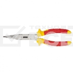 Длинногубцы прямые Matrix Insulated 17103 200 мм, двухкомпонентные рукоятки PROFESSIONAL, фото 1