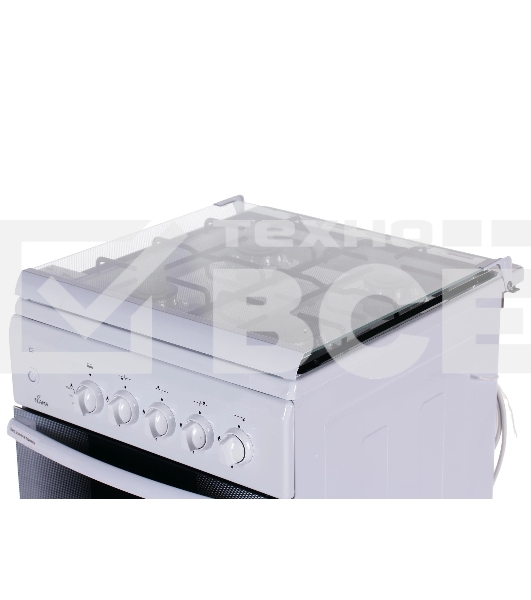 Газовая плита Flama FG 2411 W белый, конфорок 4 шт, духовка 50 л, 50 см x 85 см x 60 см