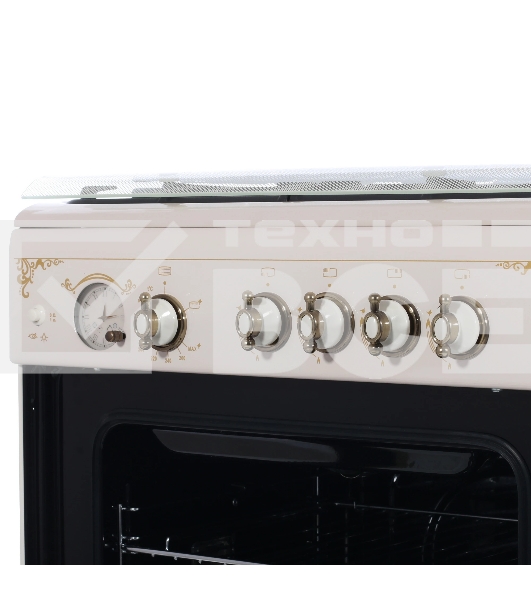 Плита газовая Gefest ПГ 6100-03 0279 бежевый, конфорок 4 шт, духовка 52 л, 60 см x 85 см x 60 см