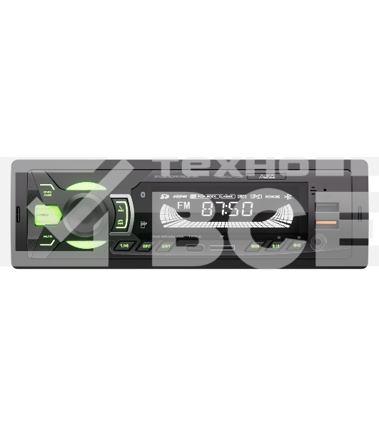 Автомагнитола AURA FIREBALL-105BT, 1 DIN, Bluetooth, USB Type-A, AUX