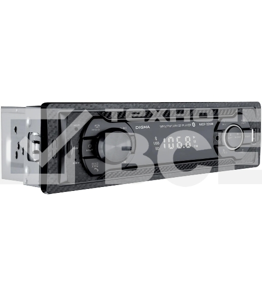 Автомагнитола Digma MCP-226W, 1 DIN, USB Type-A, AUX