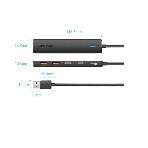 Концентратор Vention CHSBB, USB, USB Type-C/USB, USB, фото3