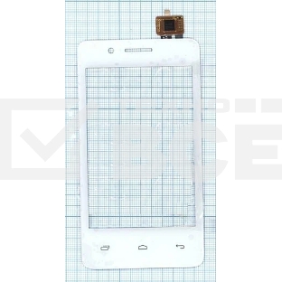 Сенсорное стекло (тачскрин) для Fly IQ436i ERA Nano 9, белое