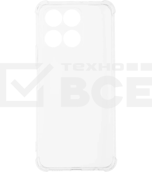 Чехол (клип-кейс) BoraSCO для Honor X6a 72472 прозрачный