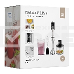 Блендер Galaxy Line GL 2136, черный, погружной, 1350 Вт, 17 000 об/мин, 12 скоростей + режим «ТУРБО», LED-подсветка, фото3
