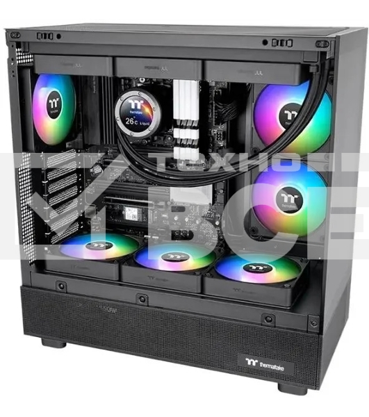 Вентилятор для корпуса Thermaltake CT120 EX Sync ARGB 120х120x25 черный 4-pin 28.5дБ (упак.:3шт) (CL-F181-PL12SW-A) Ret