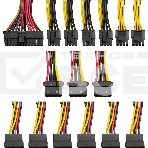 Блок питания ExeGate 750PPE, 750W, (ATX, APFC, SC, КПД 80% (80 PLUS), 12cm fan, 24pin, 2x(4+4)pin, 4xPCI-E, 6xSATA, 3xIDE, black, кабель 220V 1,8м с защитой от выдергивания), фото2
