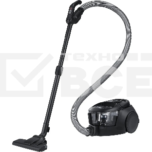 Пылесос Samsung VC18M31C0HG/EV черный, 380/1800 Вт, уборка сухая, пылесборник контейнер 2 л