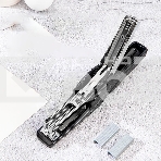 Степлер Deli 0421BLACK 24/6 26/6 (30листов) черный 50скоб коробка, фото3