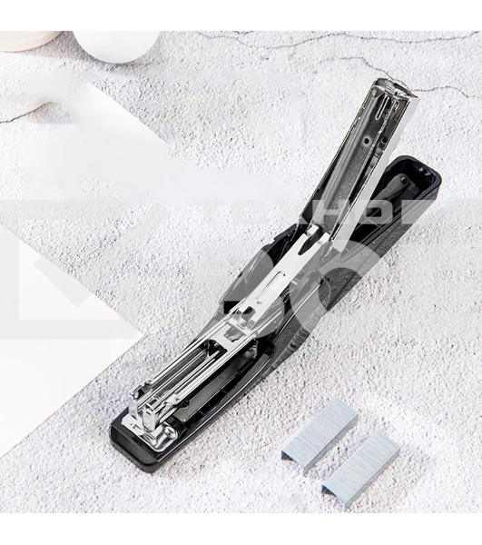 Степлер Deli 0421BLACK 24/6 26/6 (30листов) черный 50скоб коробка