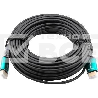 Кабель аудио-видео Cactus CS-HDMI-AOC-2.1-20 HDMI (m)/HDMI (m) 20м. позолоч.конт. черный