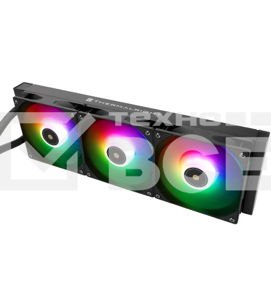 Система водяного охлаждения Thermalright Core Vision 360 ARGB Soc-AM5/AM4/1200/1700/1851 черный 4-pin 28.1dB Al LCD Ret (C-VISION-360-BL-ARGB)