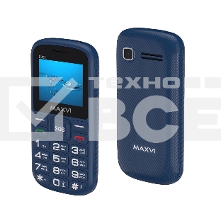 Мобильный телефон Maxvi B201 синий