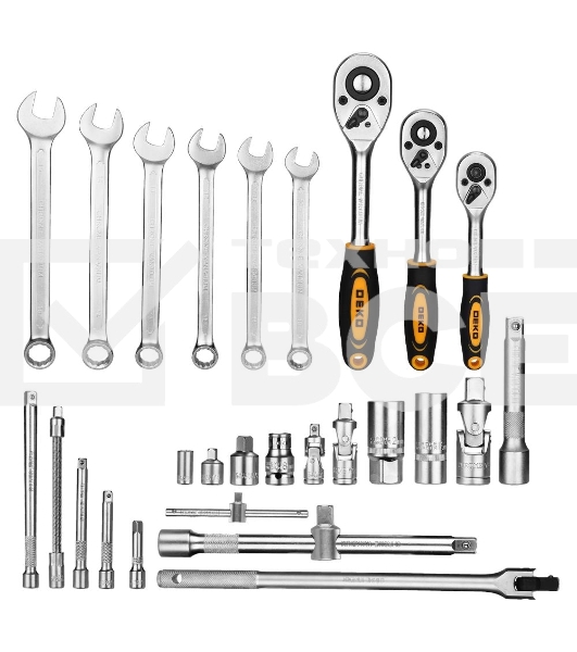 Набор инструментов для дома и авто в кейсе DEKO DKMT213