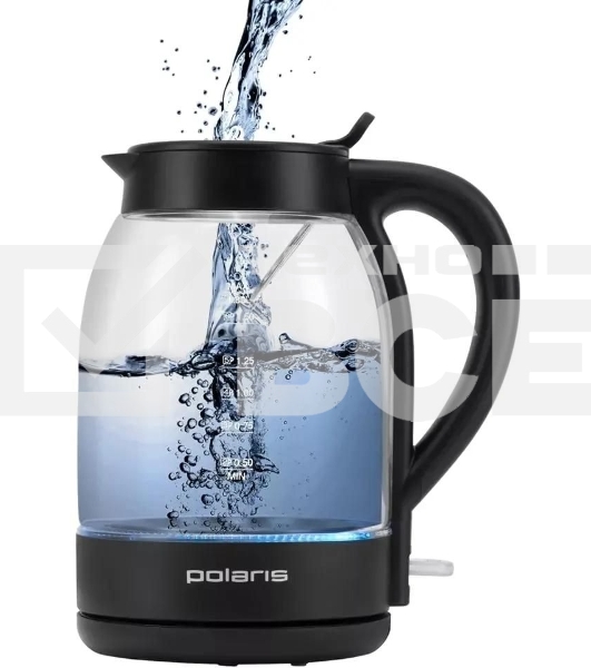 Чайник электрический Polaris PWK 1797CGL черный 1.8л. 2200Вт