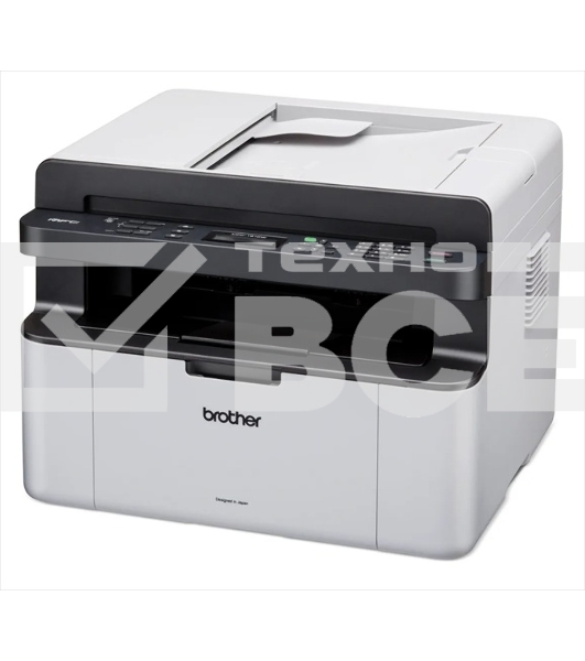 МФУ лазерное Brother MFC-1910W (MFC1910WF1) A4, ч/б, печ. 20 стр/мин, 2400x600 DPI Ethernet USB WiFi серый