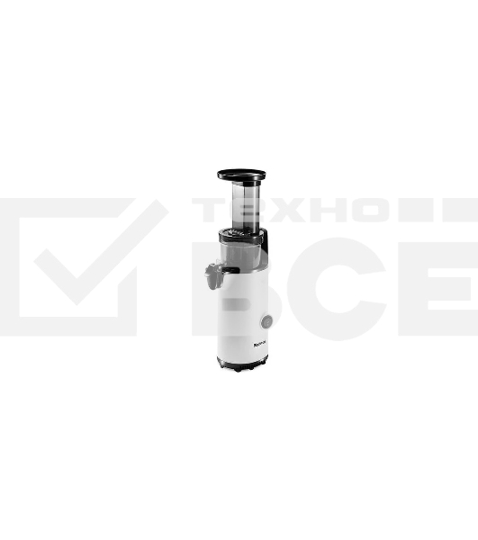 Соковыжималка шнековая Blackton Bt J3110 белый/черный, 130 Вт