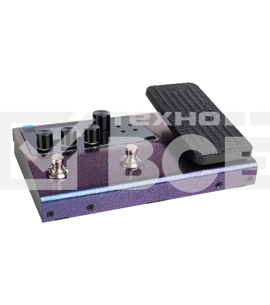 Напольный процессор эффектов Valeton [GP-100VT] 45 усилителей, 40 кабинетов, 50+ эффектов, до 9 эффектов одновременно, поддержка IR импульсов гитарных кабинетов, встроенный USB-аудиоинтерфейс, программа - эдитор для ПК. Цвет: фиолетовый