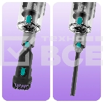 Пылесос вертикальный Kitfort КТ-5305 серый/синий, питание от аккумулятора, 225 Вт, уборка сухая, пылесборник 0.5 л, фото5