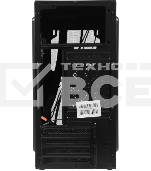 Компьютерный корпус AeroCool/Formula Air Mesh G1 черный без БП mATX 1x80мм 2xUSB 2.0 1xUSB3.1 audio bott PSU