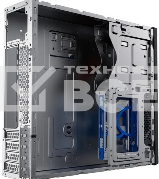 Компьютерный корпус EL555BK PM-300TFX 80+Bronze U3.0*2+U2*2+2*combo Audio; fan 9cm; intrusion switch POWERMAN Slim Case 6143524