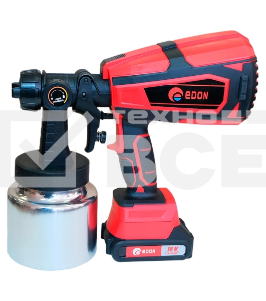 Краскопульт электрический Аккумуляторный Edon ASG-18