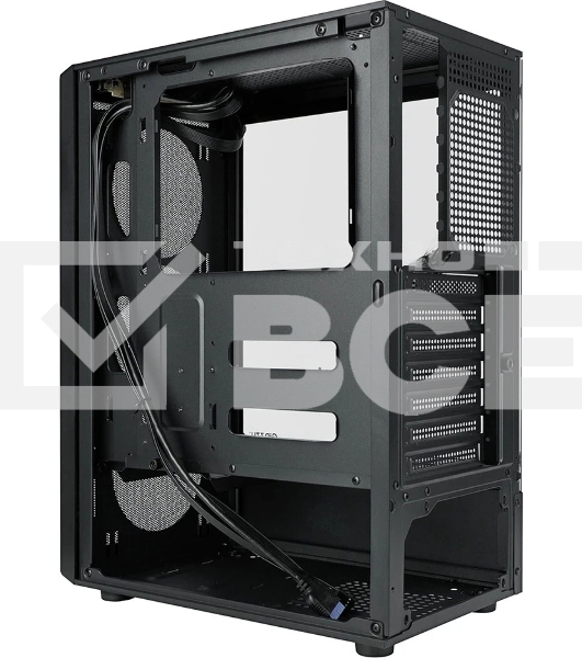 Компьютерный корпус Ginzzu CL121 ATX передняя панель Сетка