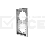 Рамка 2-мест. горизонт. ZIMA серый матовый LEZARD 704-7400-147, фото3